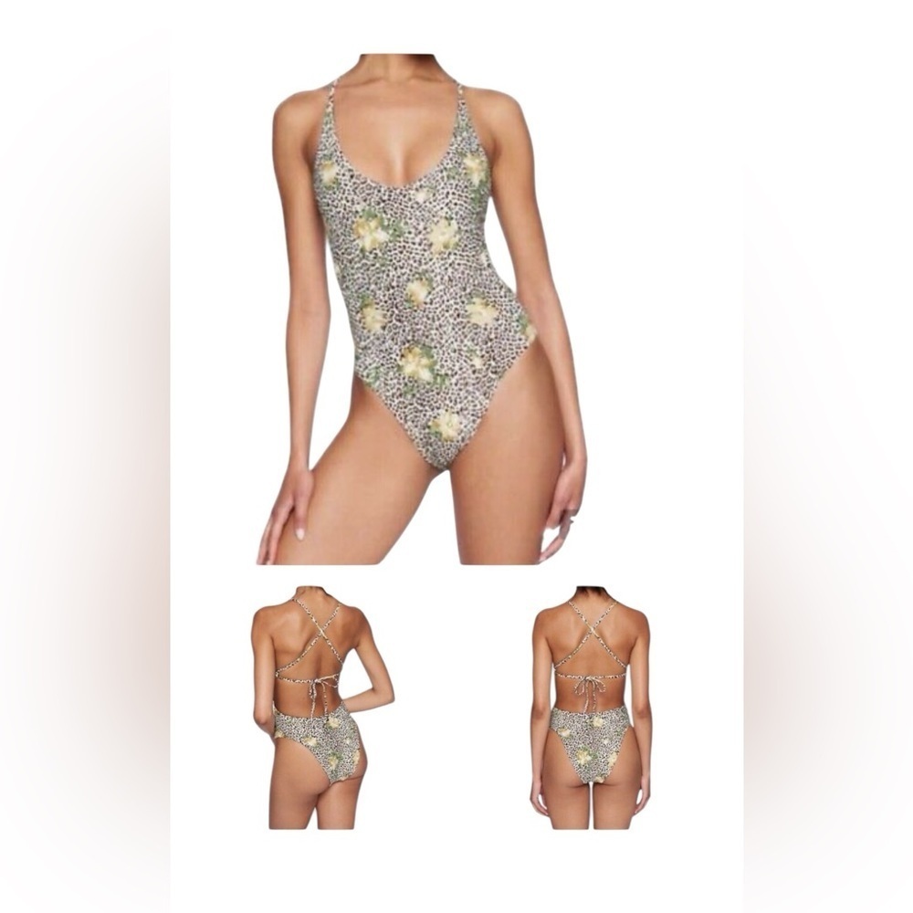 Hurley .Flowers .Print One Piece Swimsuit